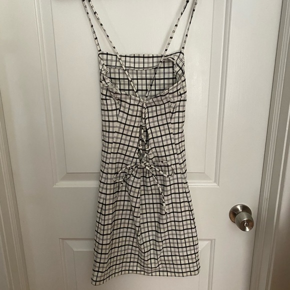 Plaid Garage Fitted Mini Dress - Picture 1 of 2